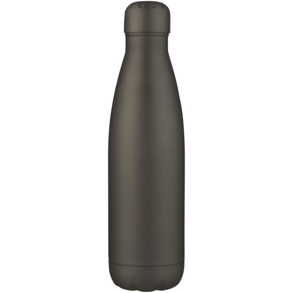 Cove 500 ml vacuum insulated stainless steel bottle - Matted silver