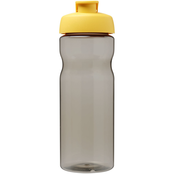 H2O Active® Base Tritan™ 650 ml flip lid sport bottle - Charcoal/Yellow