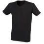 Men's Stretch Feel Good V-neck T-shirt Black XL