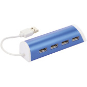 Power 4 poorts USB hub en telefoonstandaard Power 4 poorts USB hub en telefoonstandaard