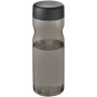 H2O Active® Base Tritan™ 650 ml screw cap water bottle - Charcoal/Solid black