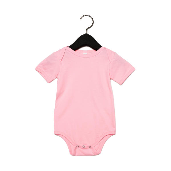 Baby Jersey Short Sleeve One Piece - Pink