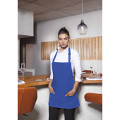 BLS 6 Short Bib Apron Basic with Buckle and Pocket - blue - Stck