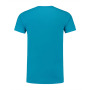 L&S T-shirt Crewneck cot/elast SS for him turquoise XXL