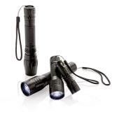 3W CREE zaklamp medium, zwart