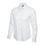 Ladies Poplin Full Sleeve Shirt - XS - White
