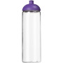 H2O Active® Vibe 850 ml sportfles met koepeldeksel - Transparant/Paars
