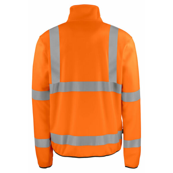 6105 Light Softshell Sweatshirt Orange/Black 3XL