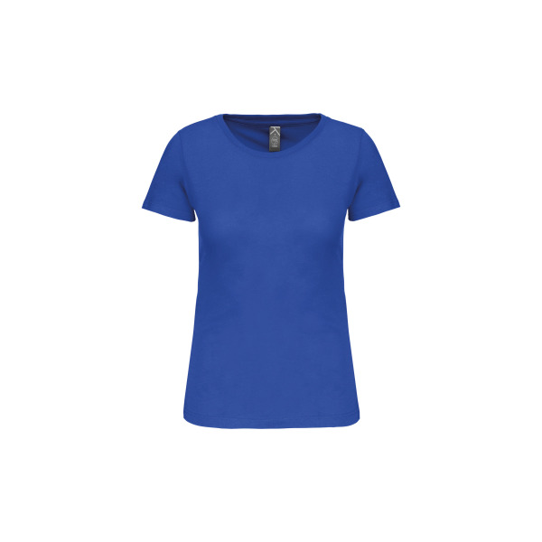 Dames-t-shirt BIO150 ronde hals Light Royal Blue XS