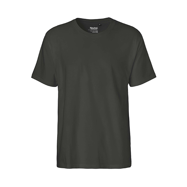 Neutral mens classic t-shirt-Charcoal-S