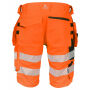 6575 Shorts stretch Orange/Black C44