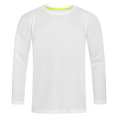 Stedman T-shirt Raglan Mesh Active-Dry LS white XL