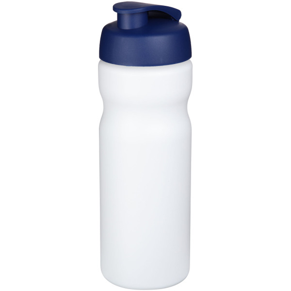 Baseline® Plus 650 ml flip lid sport bottle - White/Blue