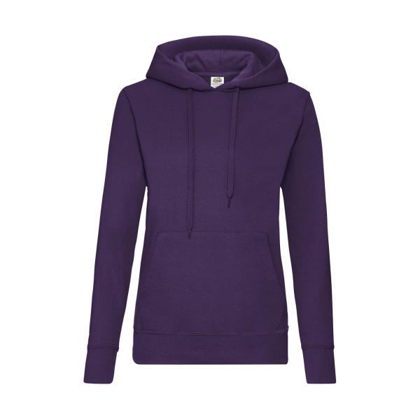 Ladies Classic Hooded Sweat - Purple - XS