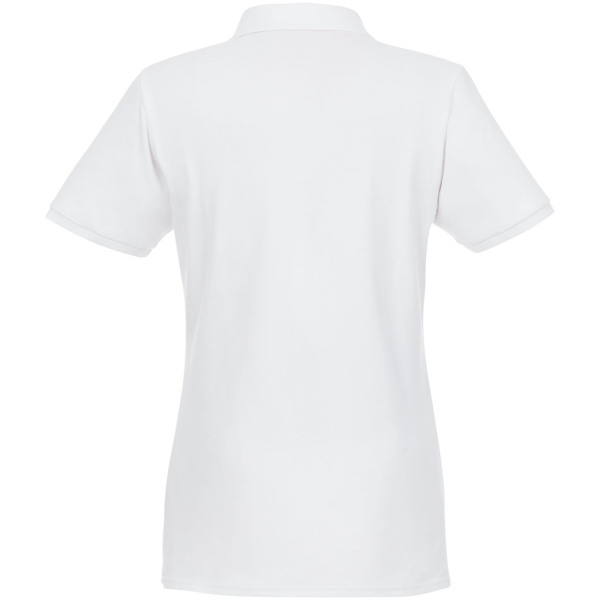 Beryl short sleeve women's GOTS organic recycled polo - White - XXL