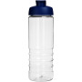 H2O Active® Treble 750 ml sportfles met kanteldeksel - Transparant/Blauw