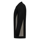 Polosweater Bicolor Borstzak 302001 Black-Grey 6XL