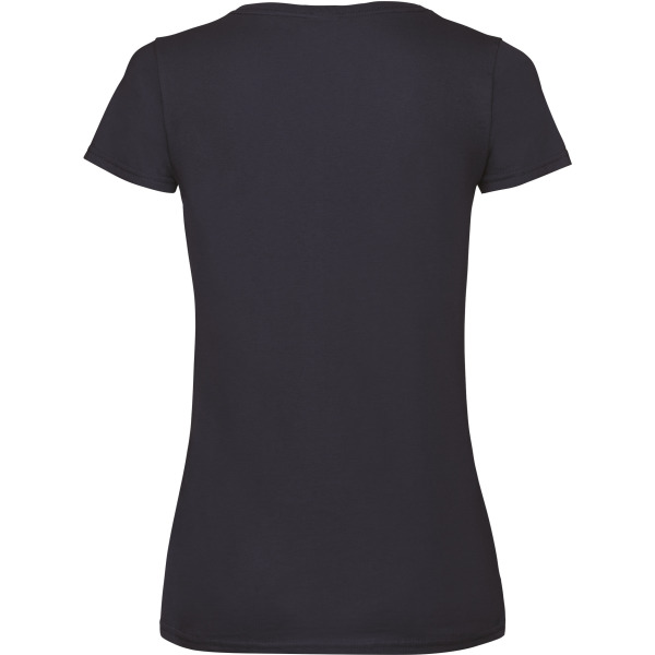 Lady-fit Valueweight V-neck T (61-398-0) Deep Navy M