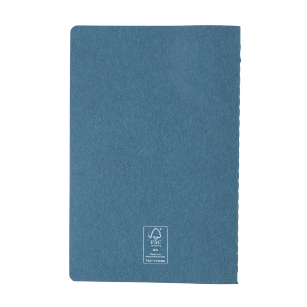 A5 standard softcover notebook, blue