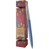 Parker Jotter Cracker geschenkset met pen - Process blauw