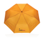 21" Impact AWARE™ 190T mini auto open paraplu, sundial oranje