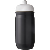 HydroFlex™ 500 ml klämbar sportflaska - Vit/Svart