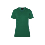 TF 5 Ladies' Workwear T-Shirt Casual-Flair, from Sustainable Material , 51% GRS Certified Recycled Polyester / 46% Conventional Cotton / 3% Conventional Elastane - forest green - M