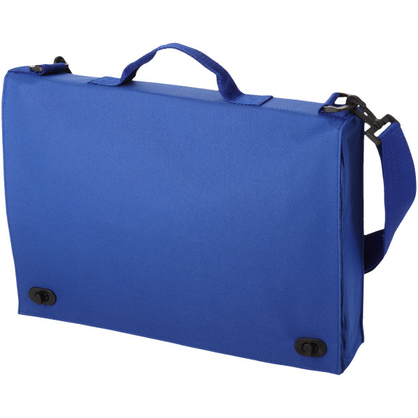 Santa Fe 2-buckle closure conference bag 6L - Royal blue