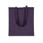 Shopper bag long handles Purple One Size