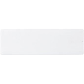 Ellison 15 cm kunststof liniaal met papieren inlay - Wit