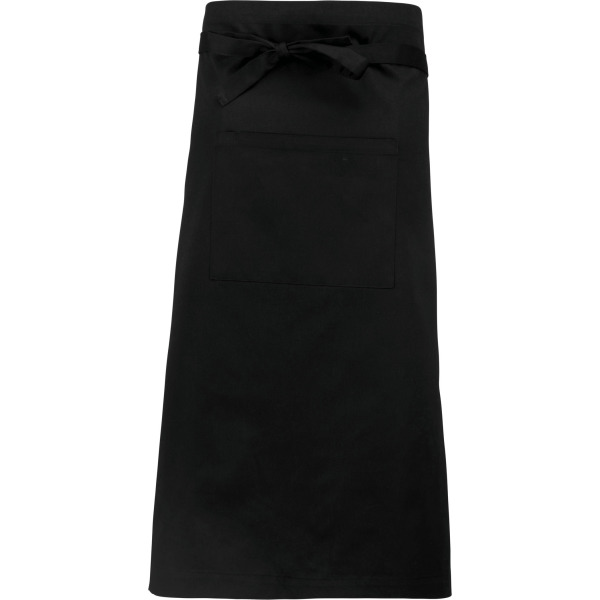 Extra lange schort Black One Size