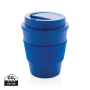 Herbruikbare koffiebeker met schroefdop 350ml, blauw Herbruikbare koffiebeker met schroefdop 350ml, blauw