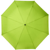 Bo 21" hopfällbart automatiskt paraply i återvunnen PET - Limegrön