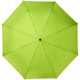 Bo 21” opvouwbare automatische gerecyclede PET paraplu - Lime