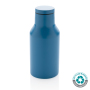 RCS gerecycled roestvrijstalen compacte fles, blauw