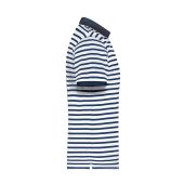 Men's  Polo Striped - white/navy - 3XL