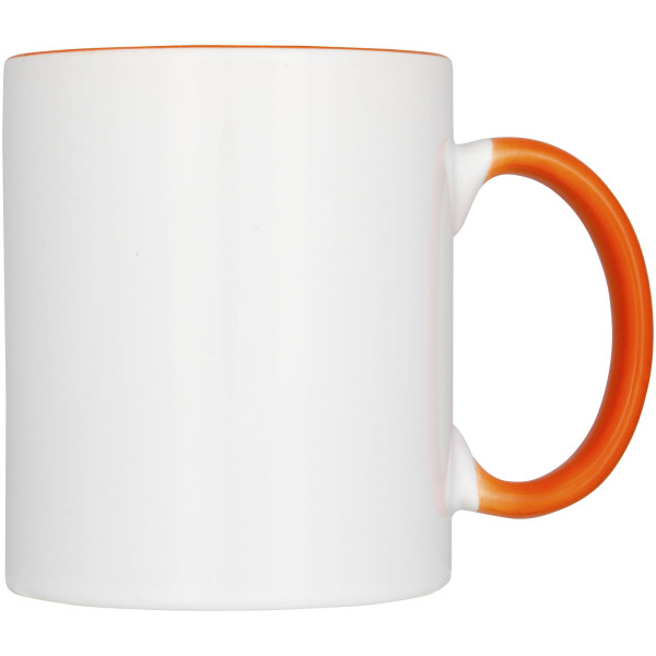 Ceramic sublimation mug 4-pieces gift set - Orange