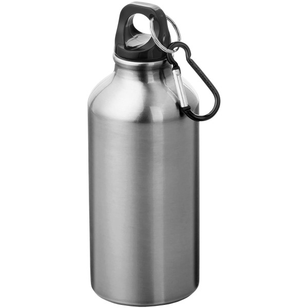 Oregon 400 ml water bottle with carabiner - Silver