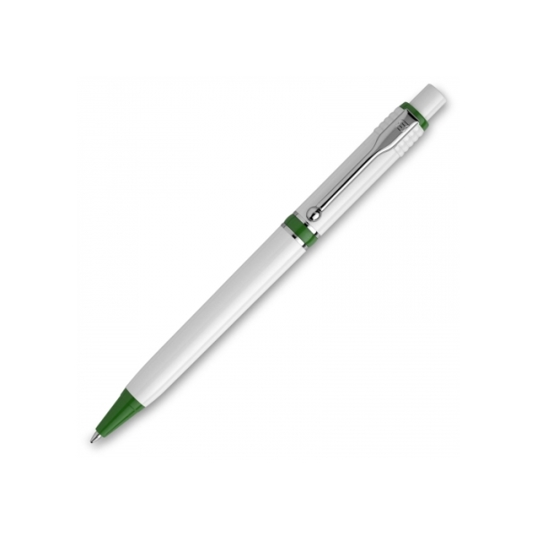 Ball pen Raja hardcolour - White / Green