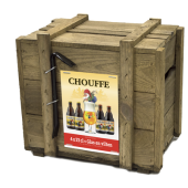 La Chouffe bierkist 4 flesjes x 33 cl met glas