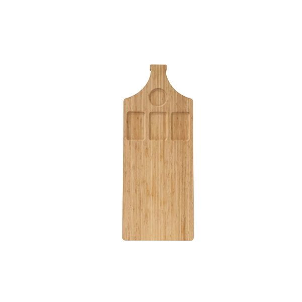 Een XXXL tapas plank gemaakt van bamboe