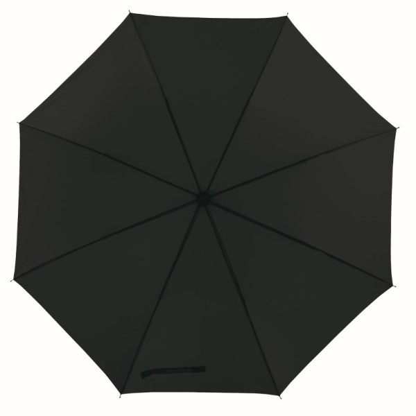 Automatisch te openen stormvaste paraplu WIND zwart