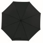 Automatisch te openen stormvaste paraplu WIND zwart