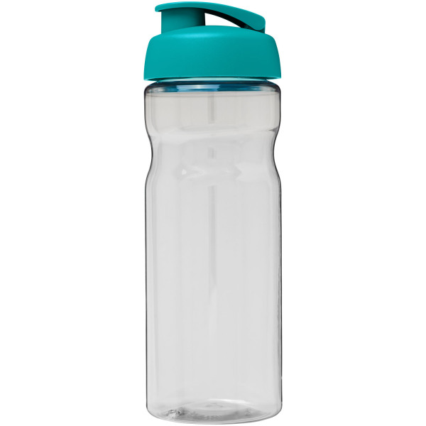 H2O Active® Base 650 ml flip lid sport bottle - Transparent/Aqua blue