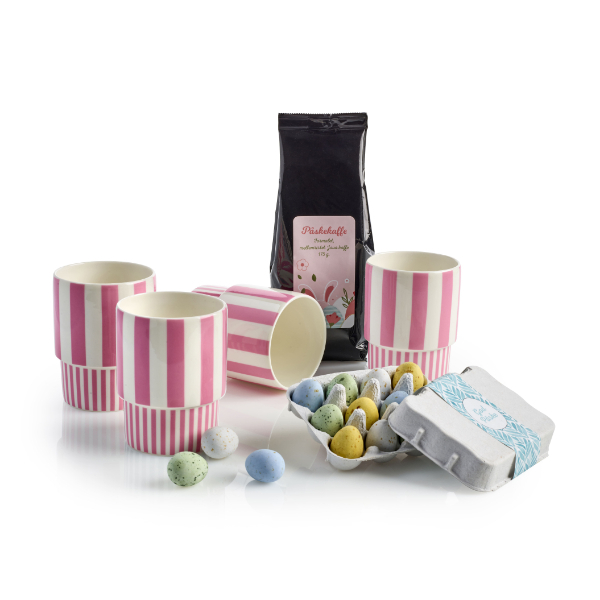 Normann Copenhagen Lolli rosa krus og fugleaeg