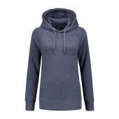 L&S Heavy Sweater Hooded Raglan for her navy heather M