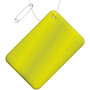 RFX™ H-10 kleine rechthoekige reflecterende pvc hanger - Neongeel