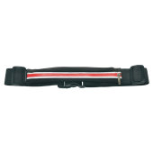 SW RAVIK elastisch heuptasje met waterafstotende riem- en ritssluiting en reflecterende banden rood