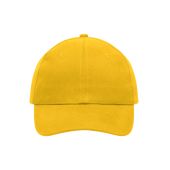 MB091 6 Panel Cap Heavy Cotton - gold-yellow - one size
