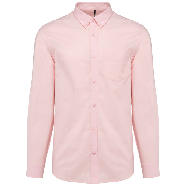 Heren oxford overhemd lange mouwen Oxford Pale Pink 3XL